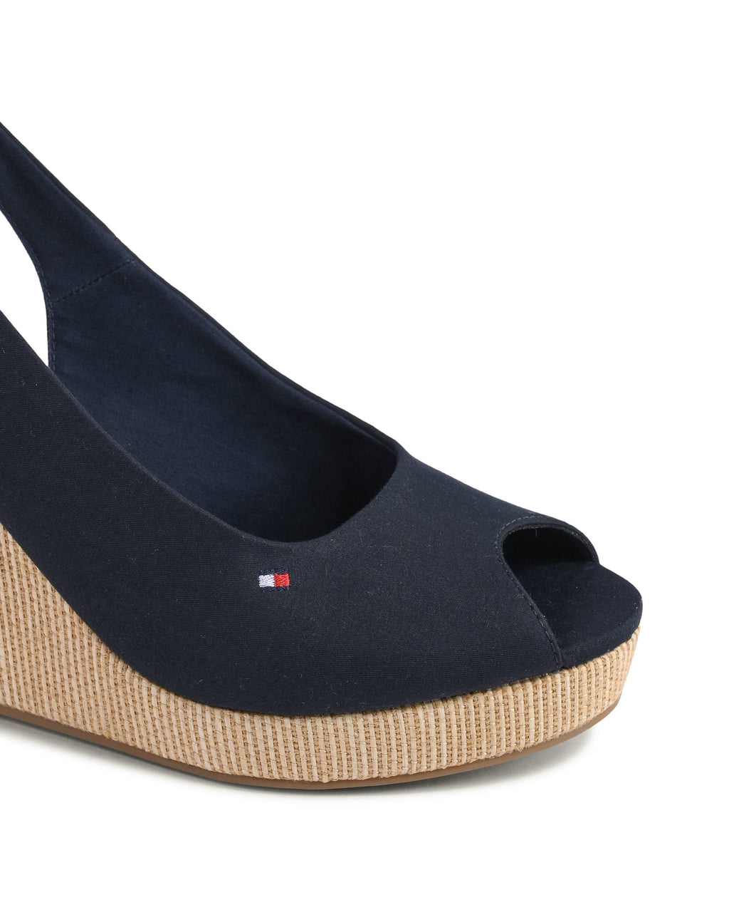 Tommy Hilfiger - Sandalias de cuña para mujer, color azul, FW0FW04789DW5