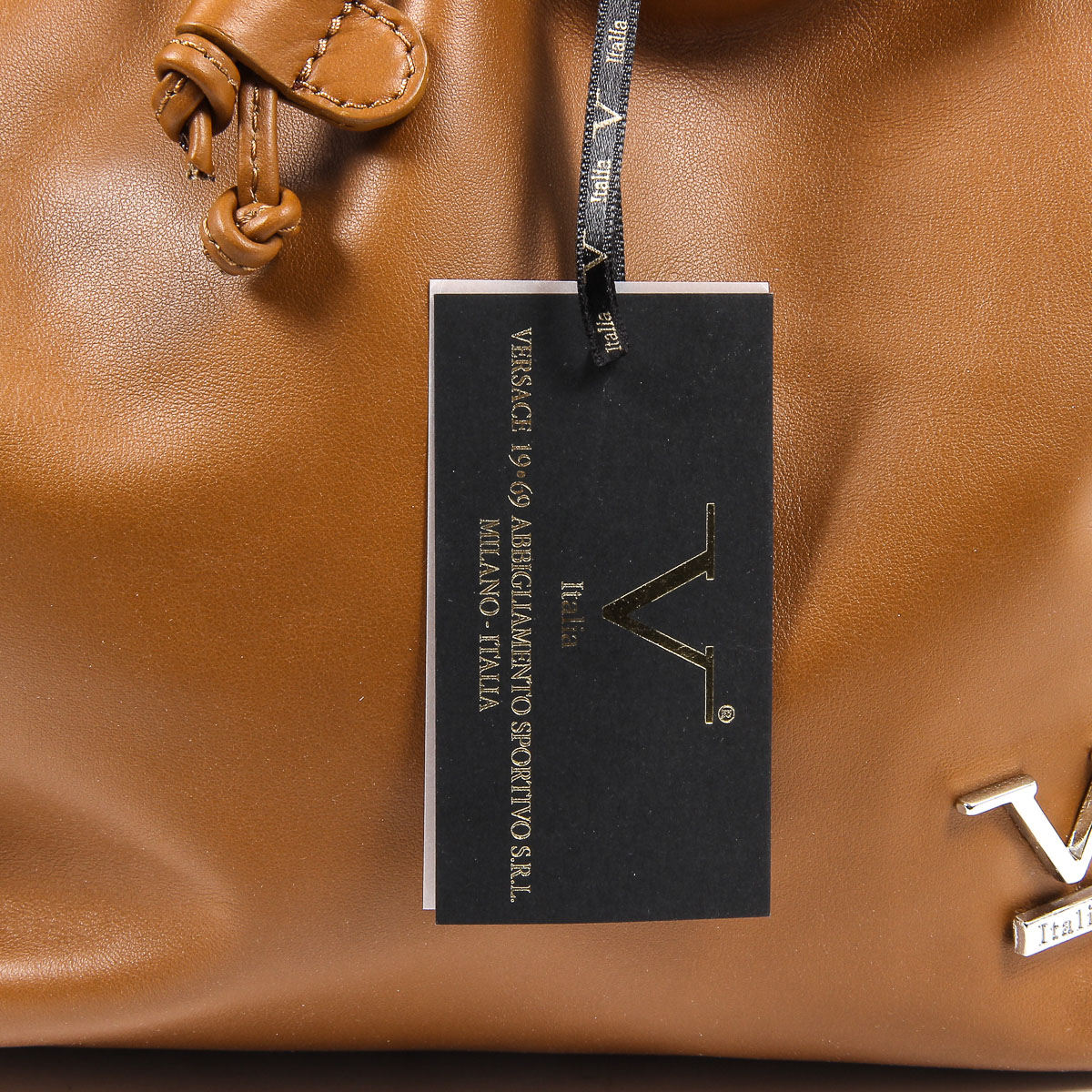 Bolso de mano para mujer V 1969 Italia V005-S SOFT CUOIO