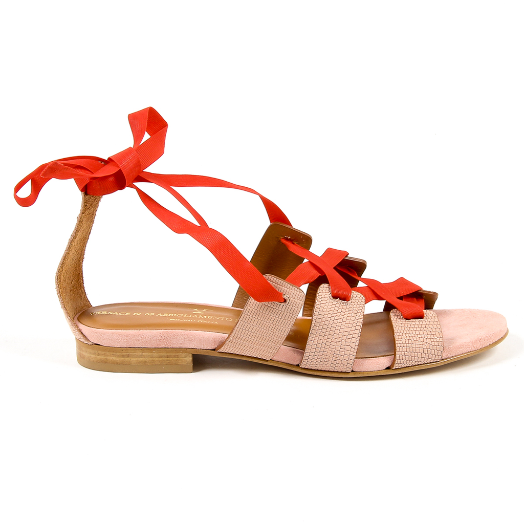 V 1969 Italia Sandalia plana para mujer Multicolor MORA