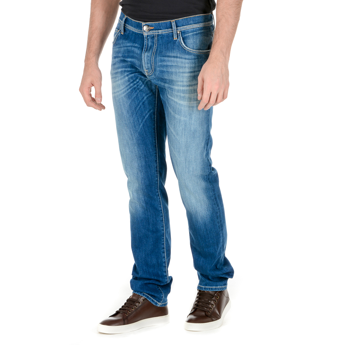 Vaqueros Corneliani para hombre azul claro