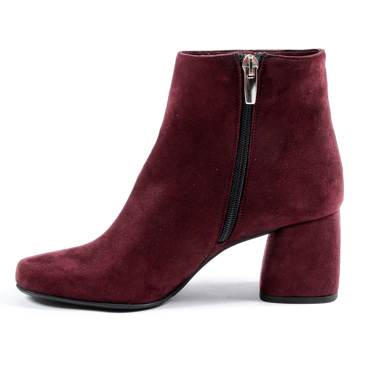 Andrew Charles Womens Heeled Ankle Boot Bordeaux DOLLY