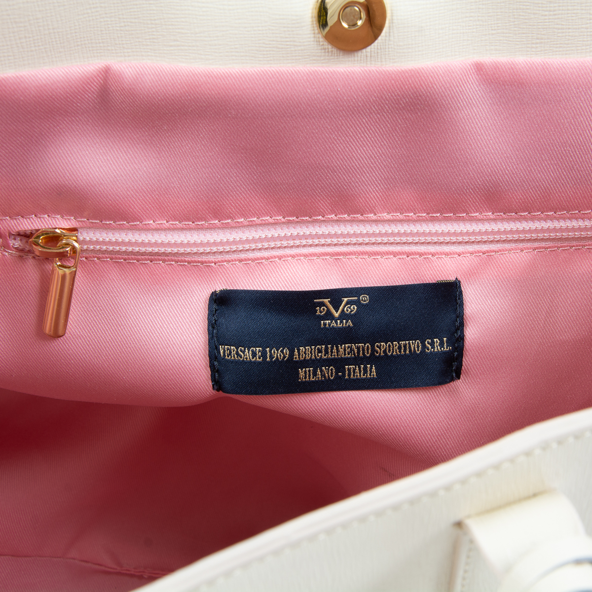Bolso de mano para mujer V 1969 Italia blanco TURNER