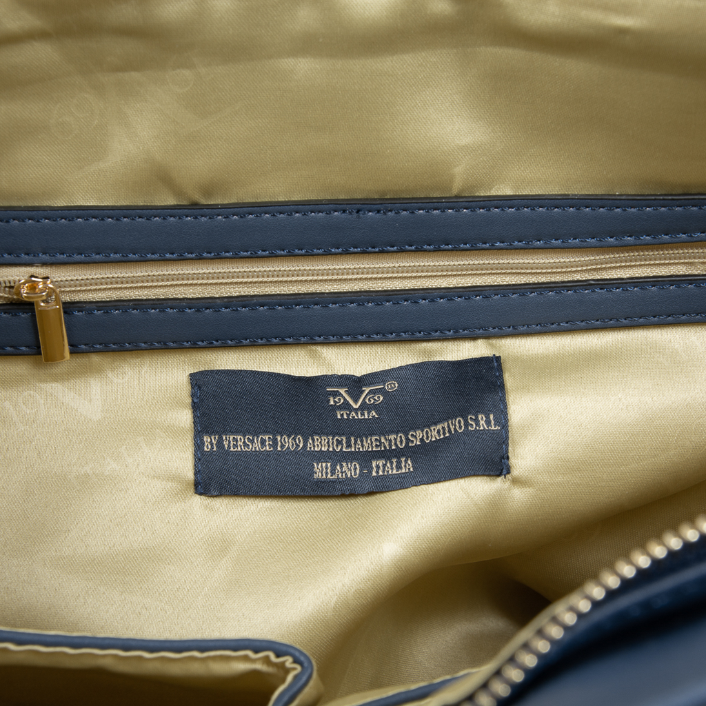 Bolso de mano para mujer V 1969 Italia Azul ROBERTA
