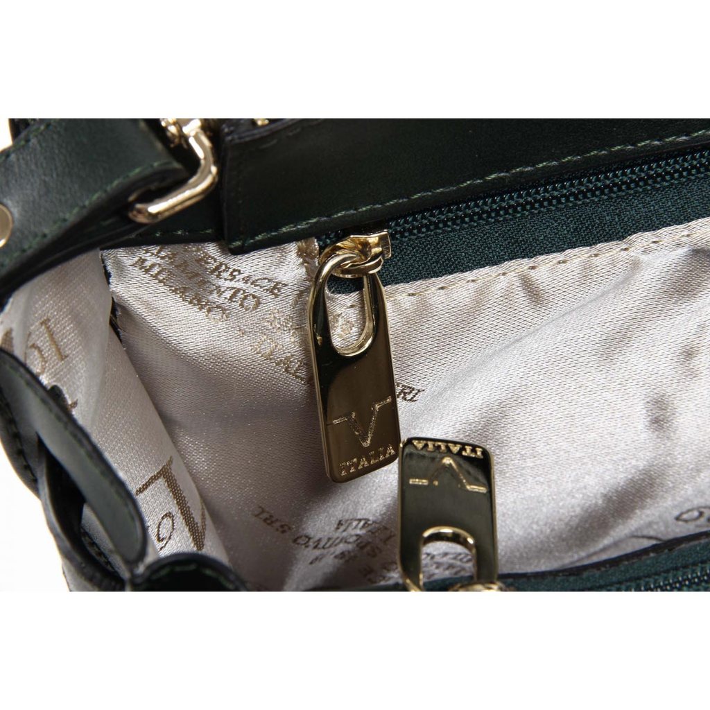 Bolso de mano para mujer V 1969 Italia VE08 VERDE OSCURO