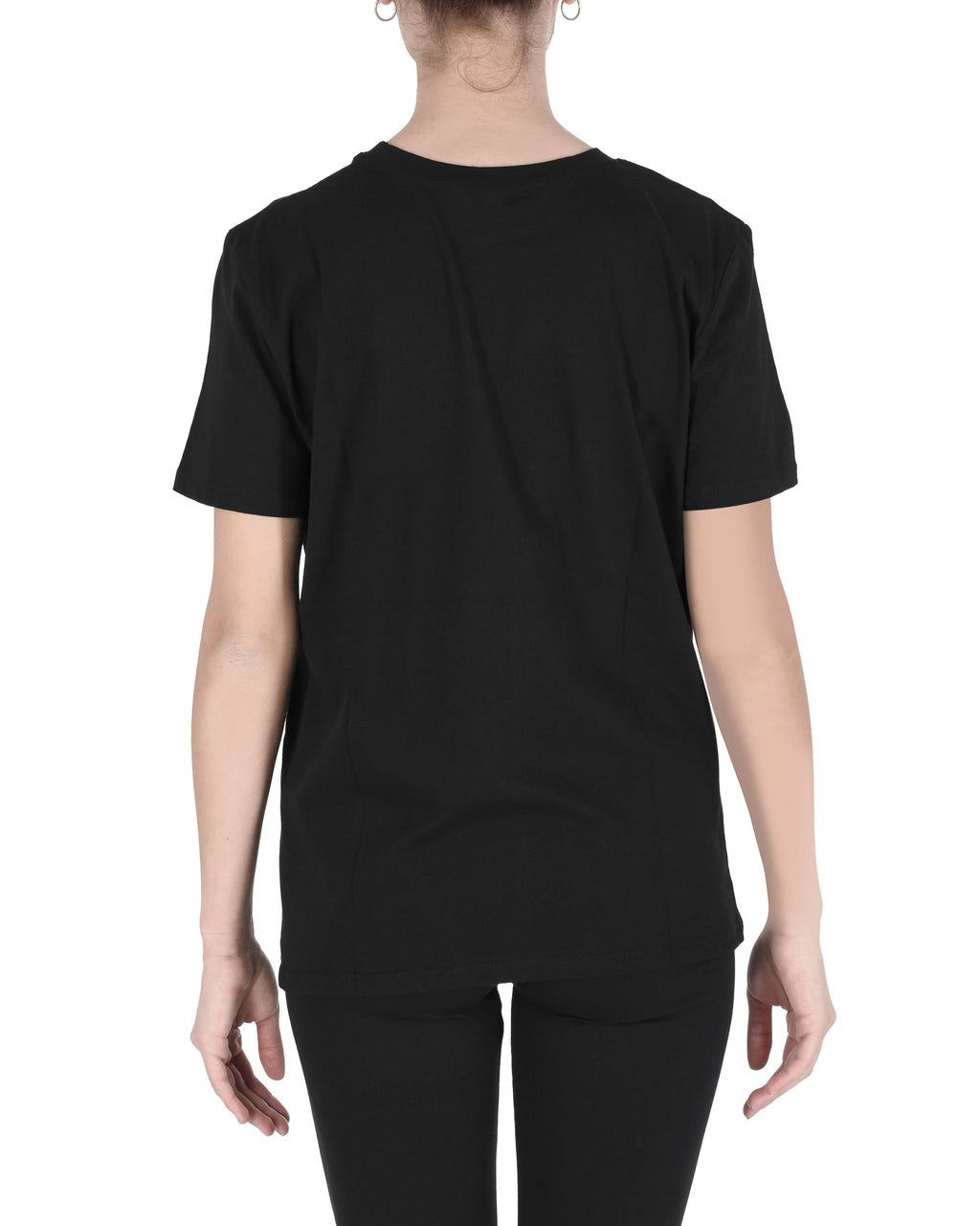 Camiseta de mujer 19V69 Italia CERTIFICADO NEGRO