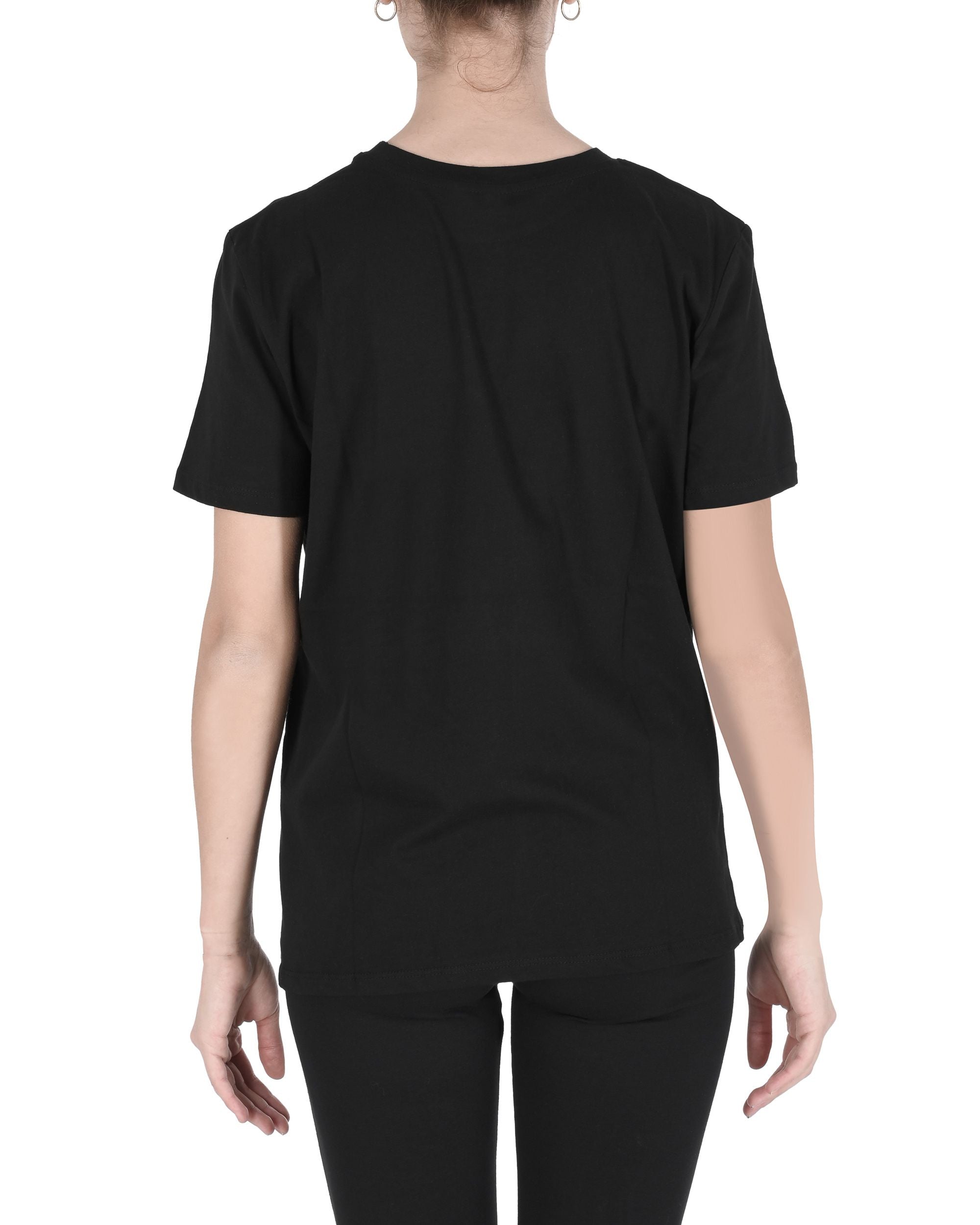 Camiseta de mujer 19V69 Italia CERTIFICADO NEGRO