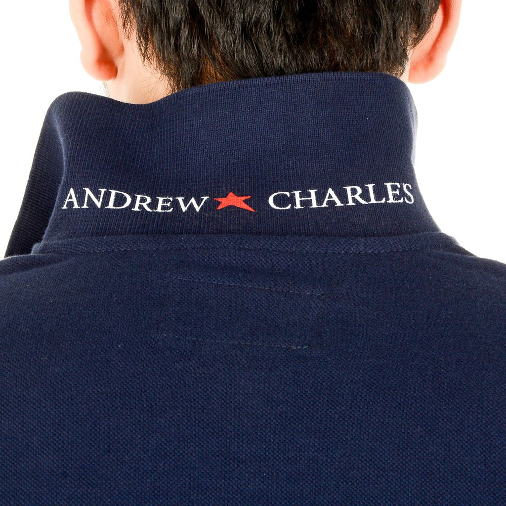 Polo para hombre Andrew Charles By Andy Hilfiger PT160 32001 ALABAMA NAVY