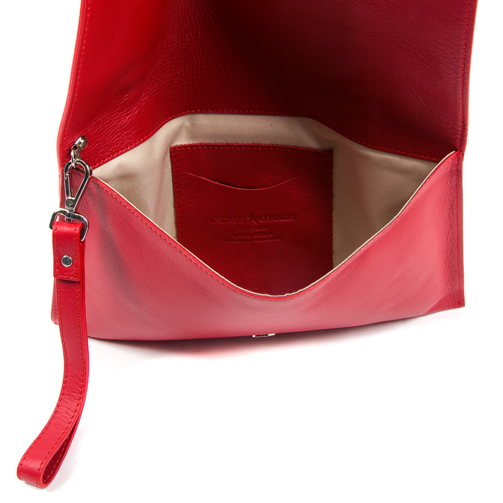 Bolso de mano para mujer Andrew Charles rojo CORY