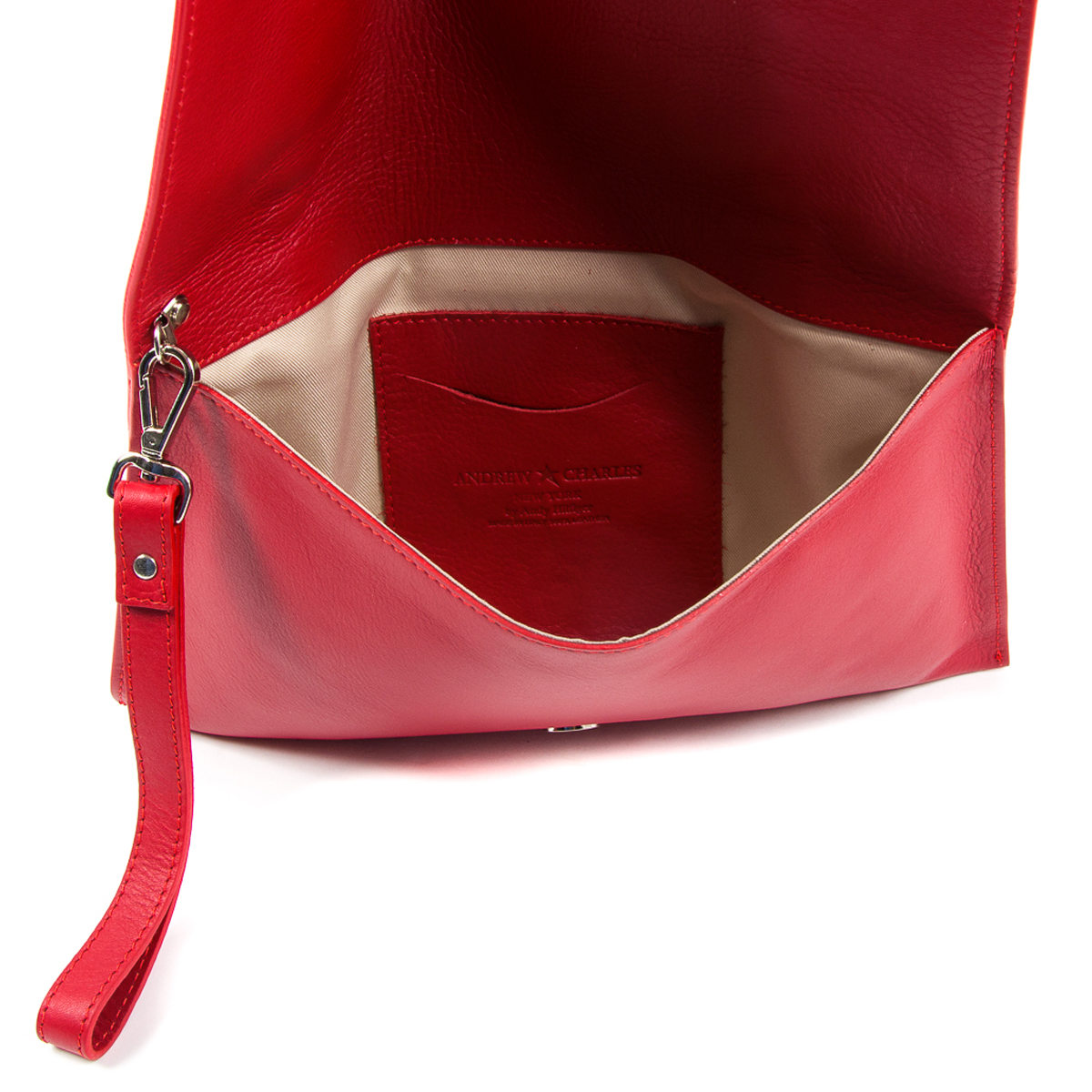 Bolso de mano para mujer Andrew Charles rojo CORY