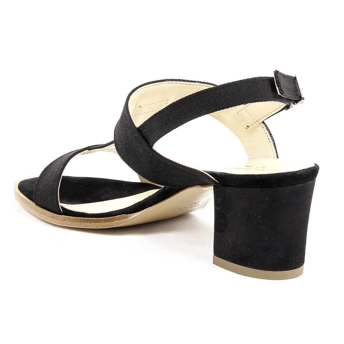 Sandalia V 1969 Italia para mujer, color negro, PERLA