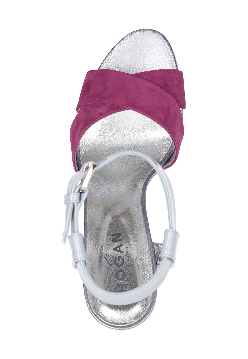 Sandalia Hogan para mujer color burdeos HXW2260N400449D03KK