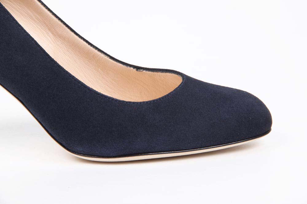 Zapatos de salón para mujer V 1969 Italia 4665 GAE PE CAM15BL CAMOSCIO BLU