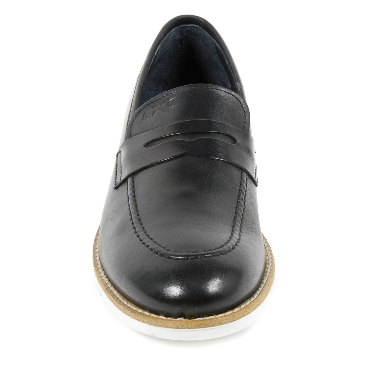 Mocasines Andrew Charles para hombre, color negro, SEAN