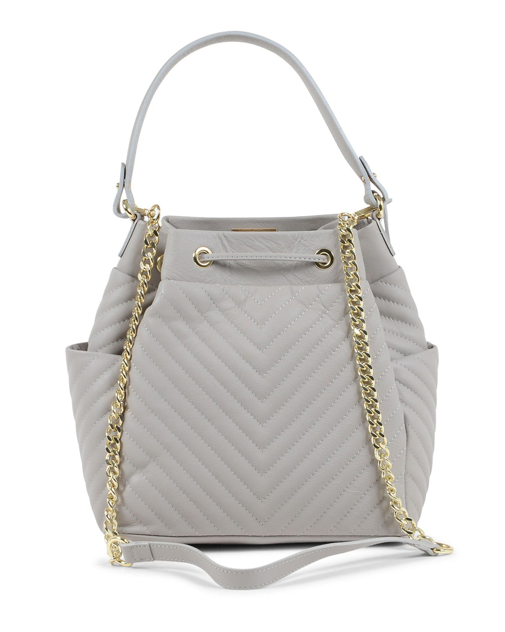 Bolso satchel para mujer V Italia gris BH10272 52 SAUVAGE GRIGIO