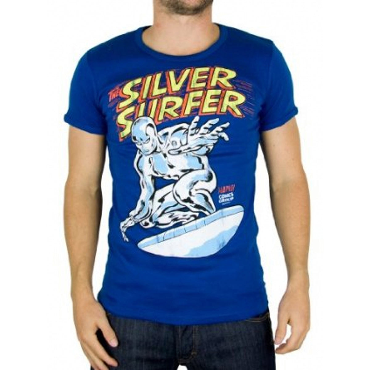 Camiseta de Marvel Comics para hombre Silver Surfer