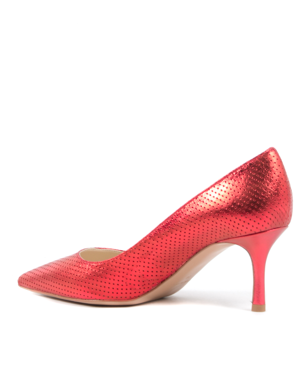 19V69 Italia Zapatos de salón para mujer Lamè Rojo DEC65 TRAF ROSSO LAM