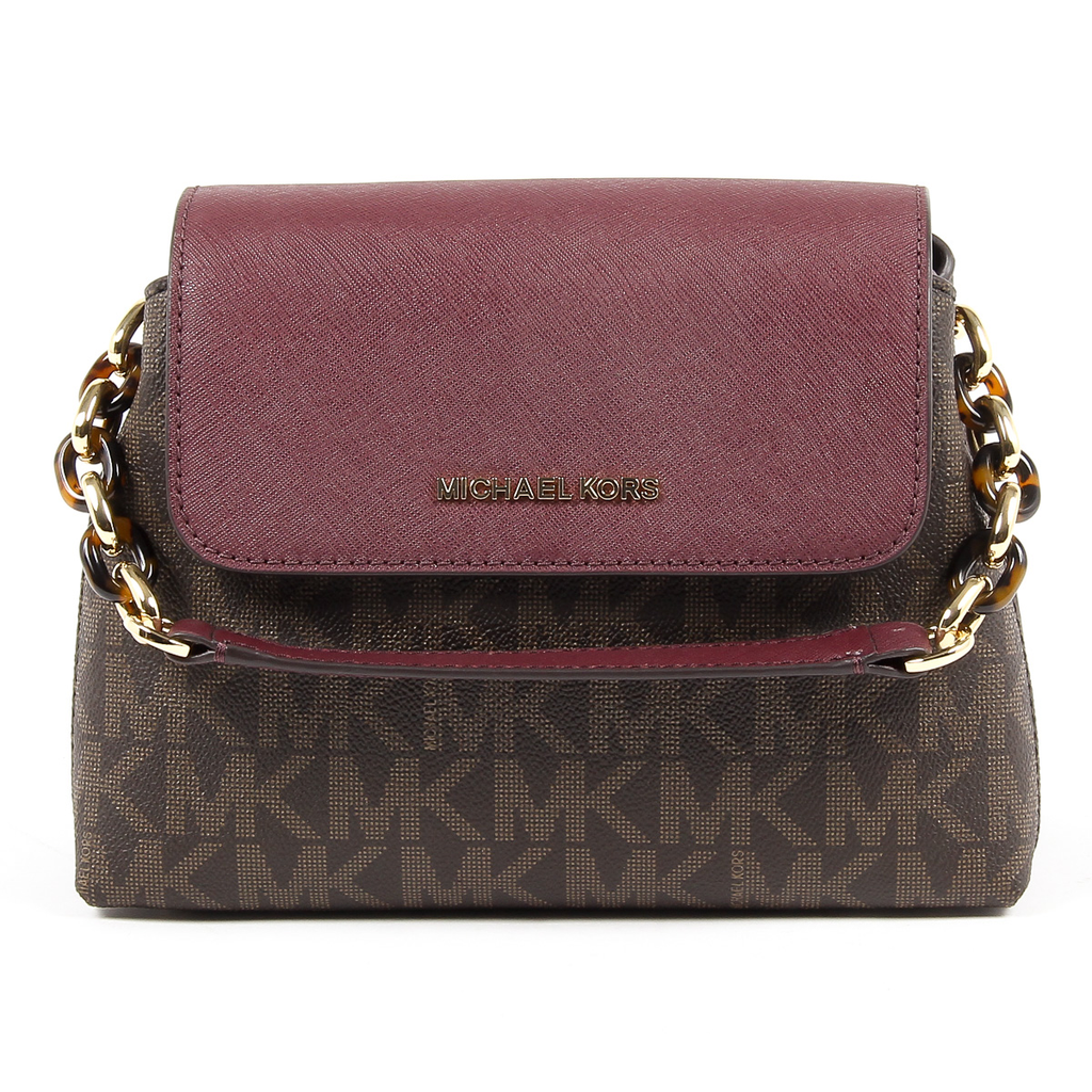 Michael Kors Womens Handbag PORTIA 35F7GPAL1B BRN PLUM