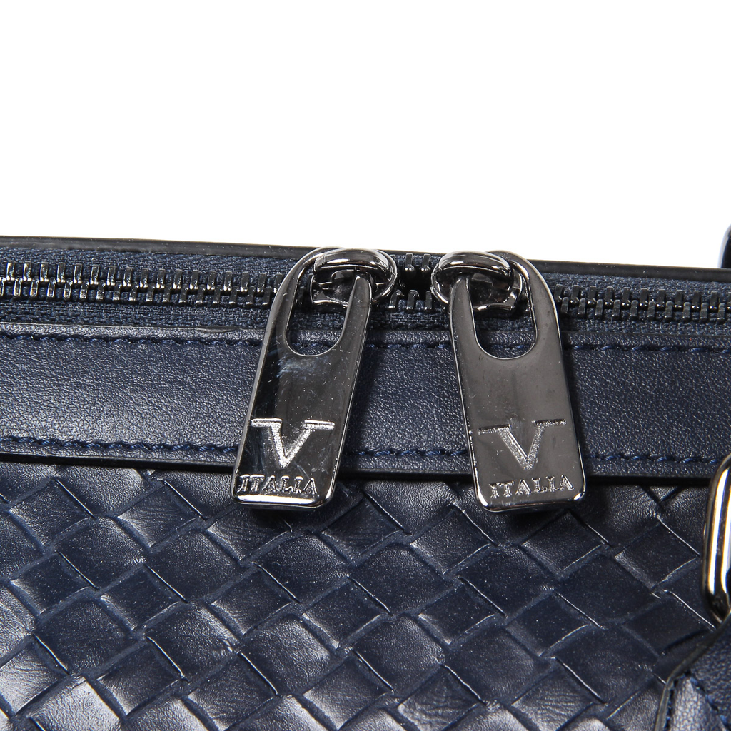 Bolso de mano para hombre V 1969 Italia azul VANCE