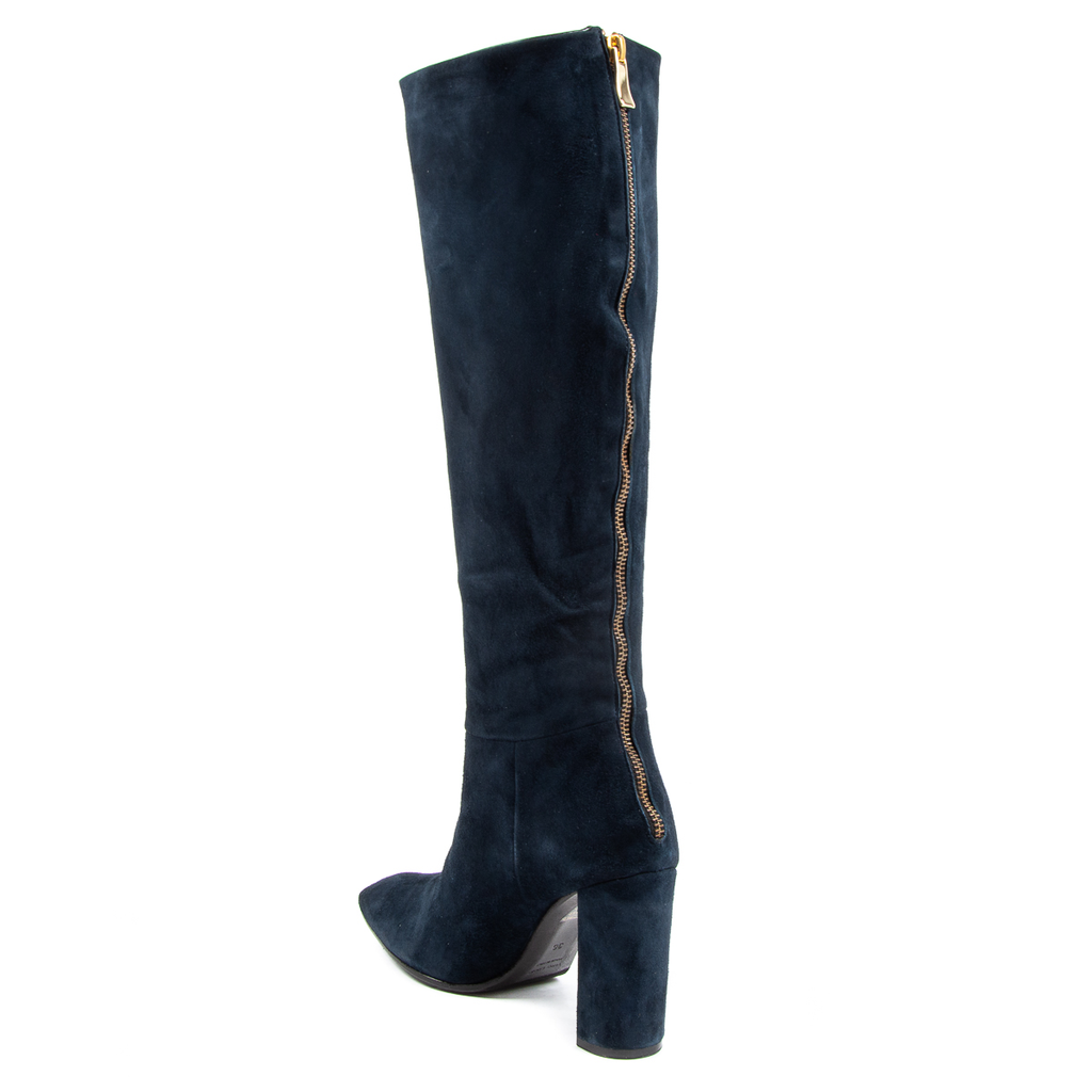 V 1969 Italia Bota alta para mujer Azul oscuro YARA