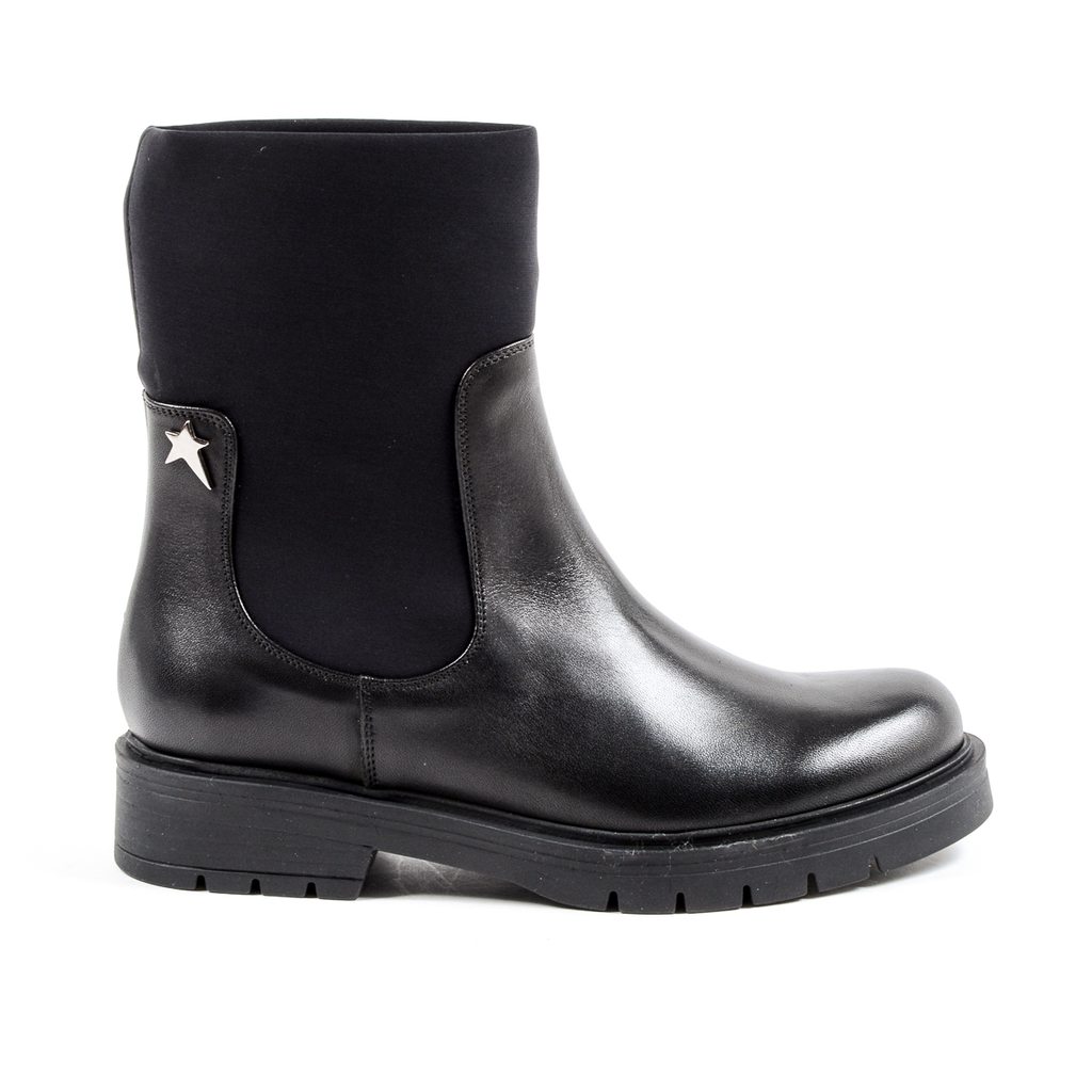 Andrew Charles Womens Short Boot Black TORI