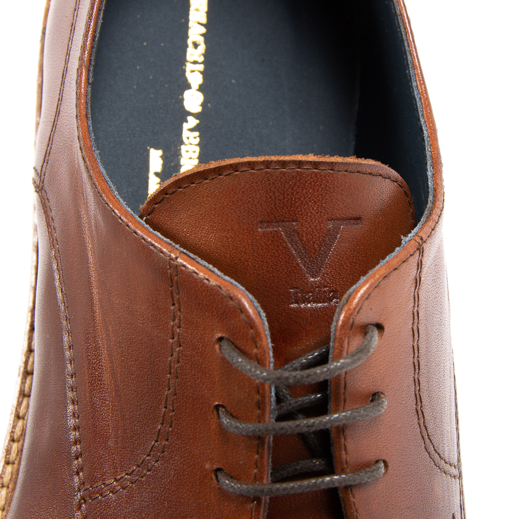 V 1969 Italia - Zapato clásico para hombre, color marrón MAX