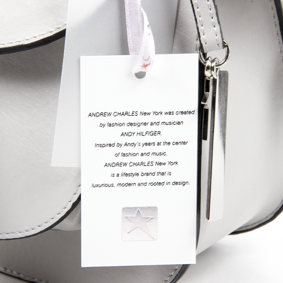 Bolso de mano para mujer Andrew Charles gris JOURNEY