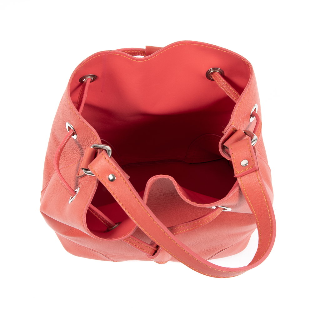 V 1969 Italia Bolso de mano para mujer Coral HILTON