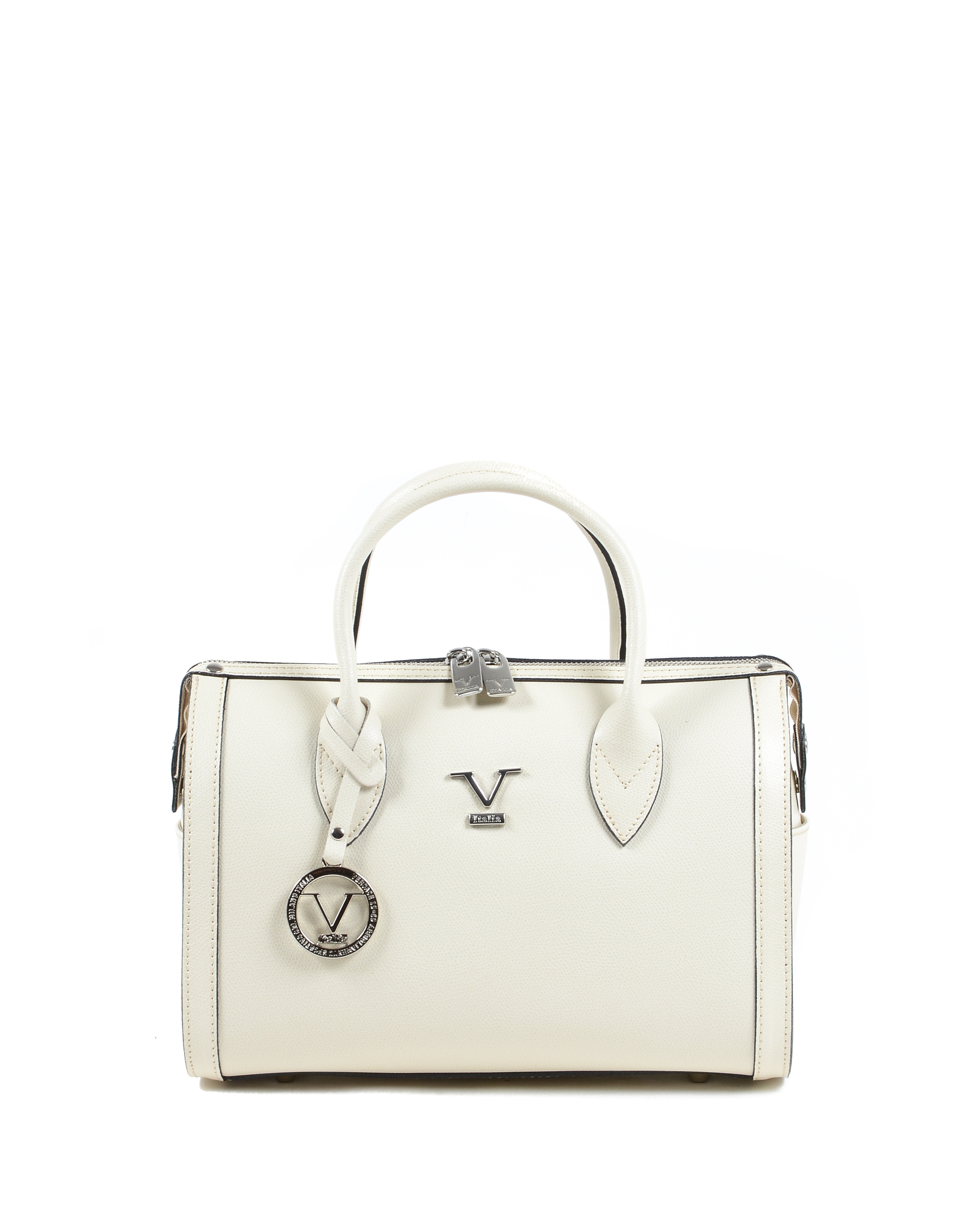 V Italia Womens Handbag Beige V014-S PALMELLATO BEIGE