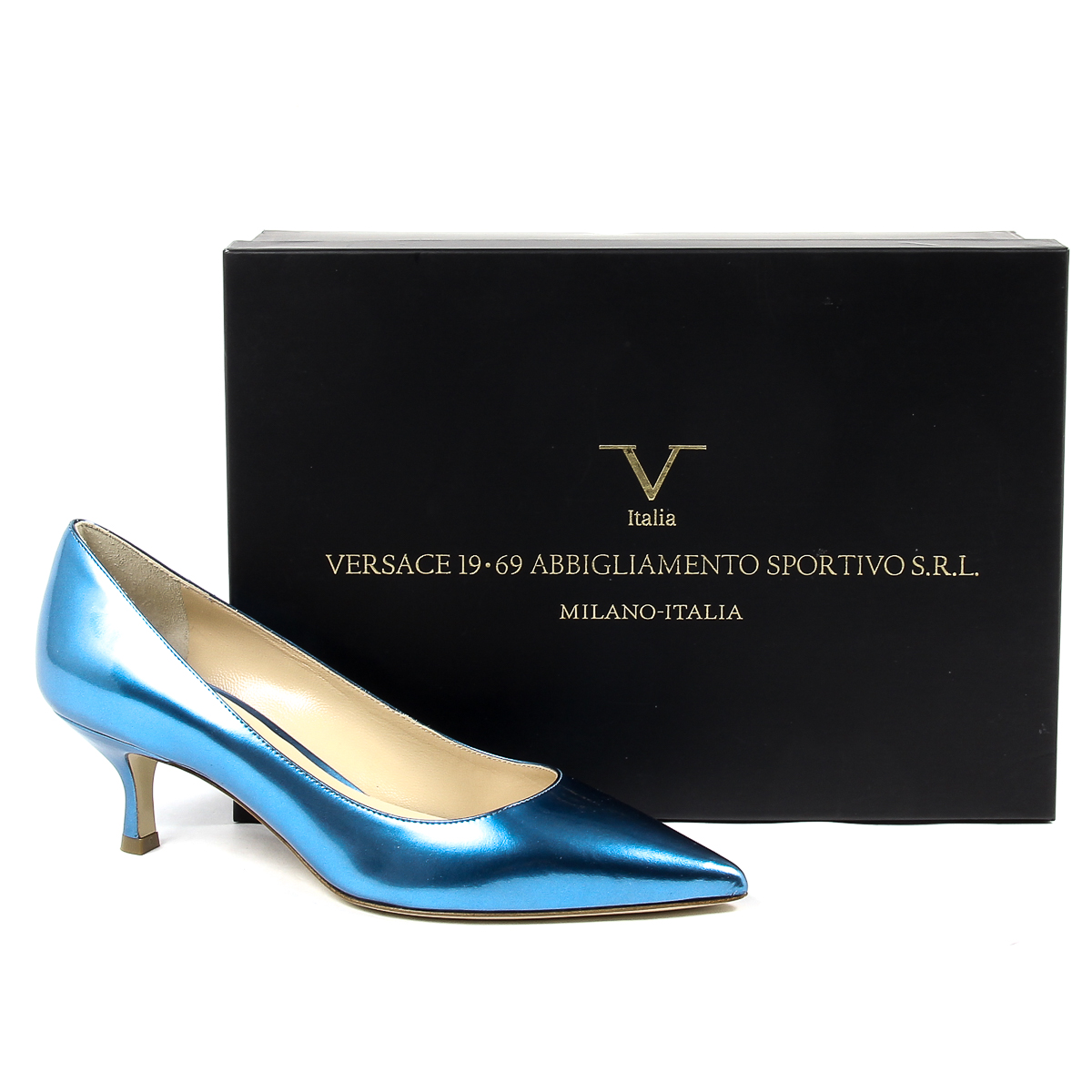 V 1969 Italia Womens Pump Blue ASIA