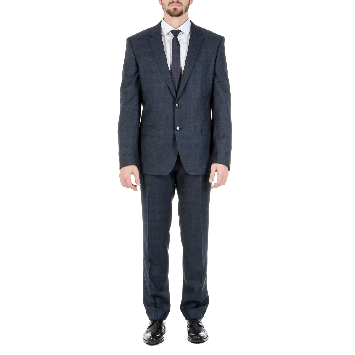 Traje Hugo Boss para hombre azul oscuro, ¡UN GRAN GENIO!
