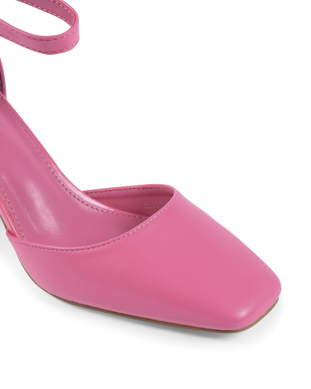 19V69 Italia - Zapatos de salón con tira al tobillo para mujer, color rosa, HLL0127 ROSA