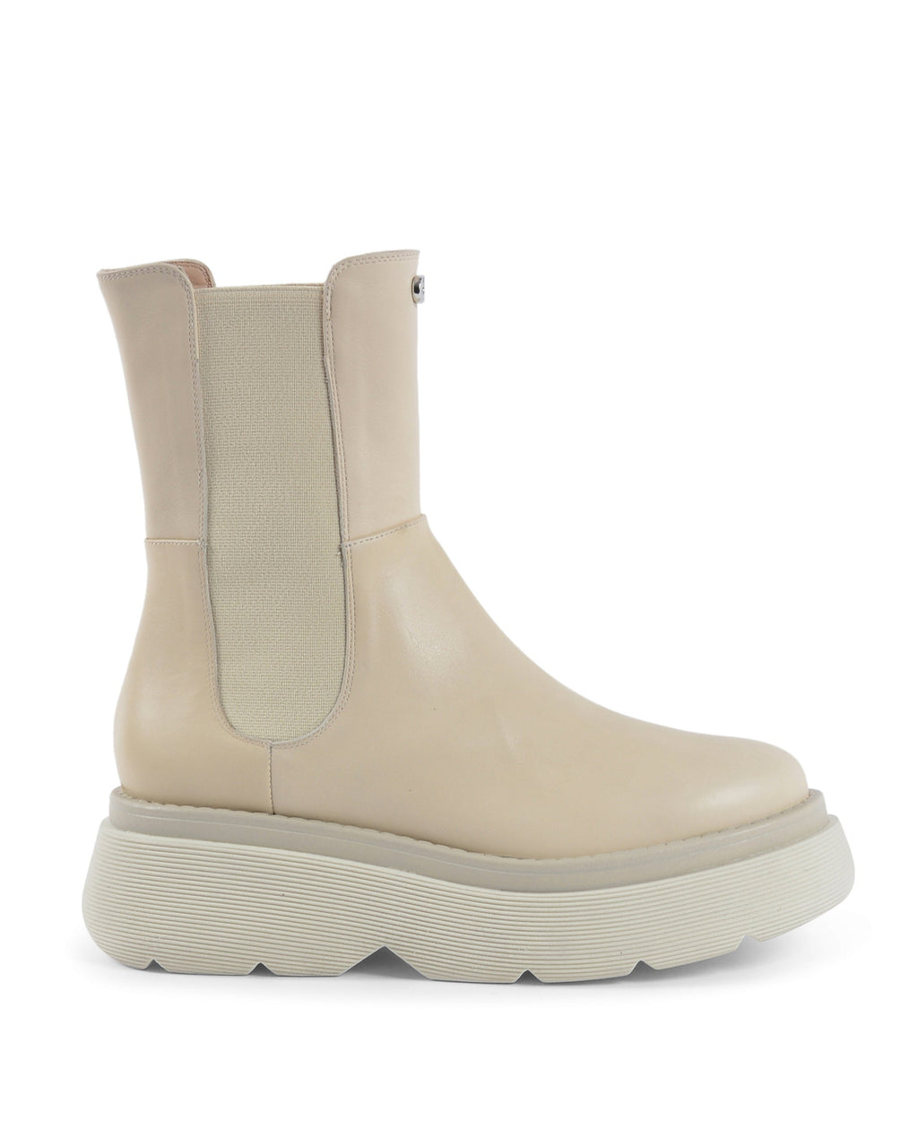 Dana - Bota corta color blanco roto 