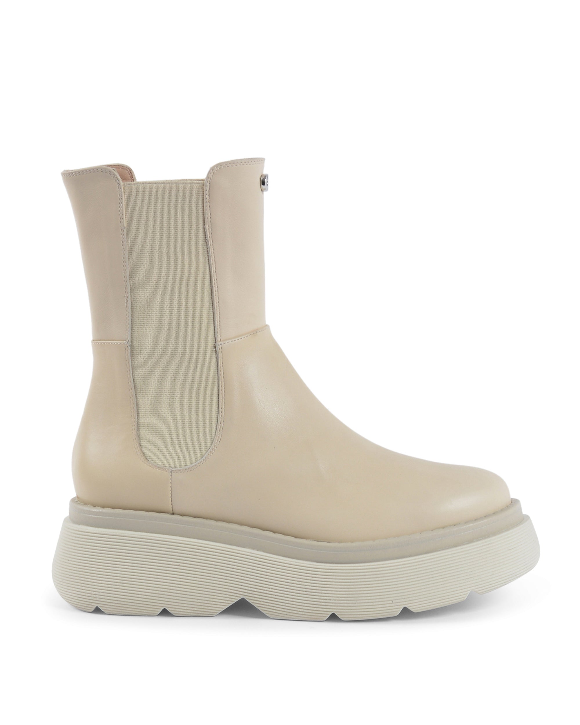 Dana - Bota corta color blanco roto 