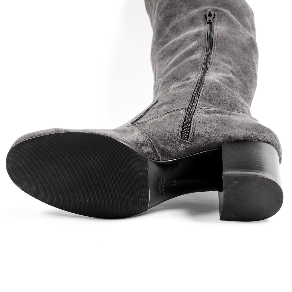 Andrew Charles Womens High Boot Grey MARIAH