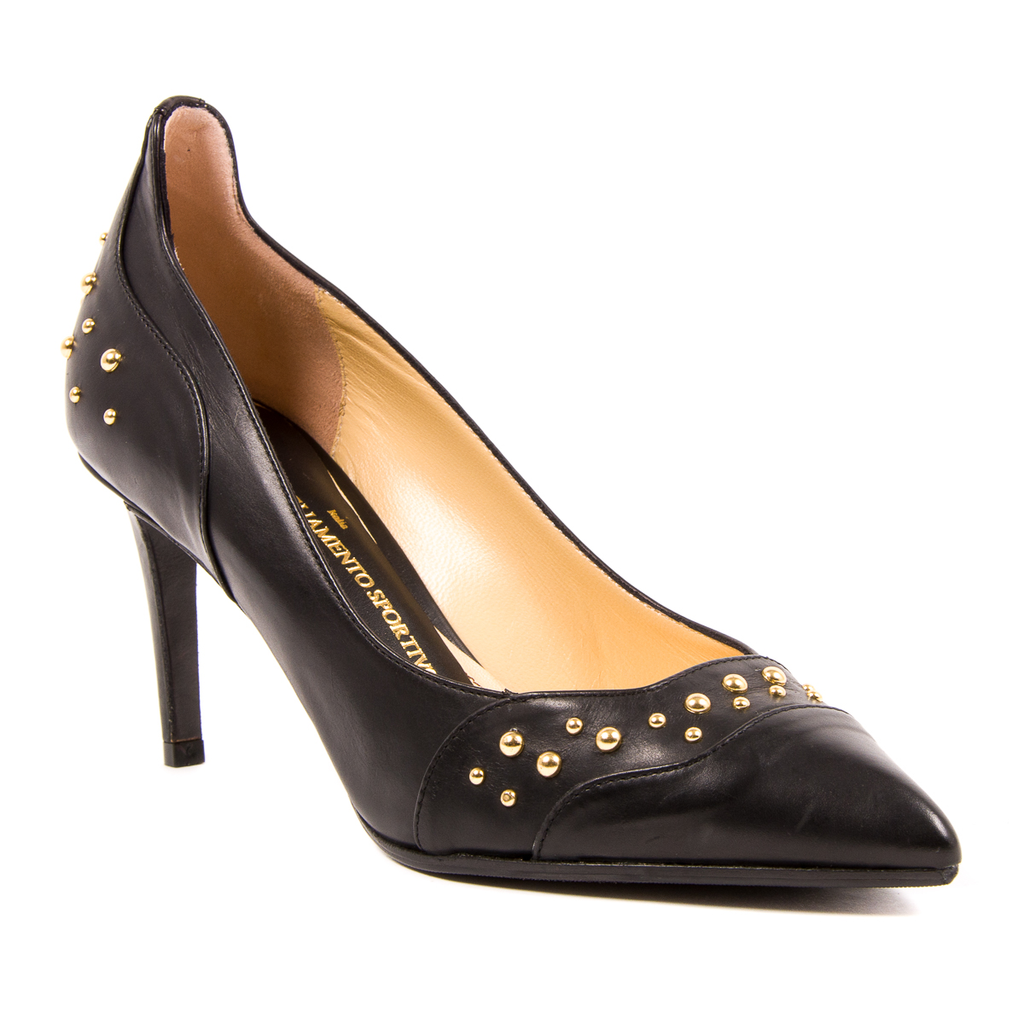 V 1969 Italia Zapatos de salón para mujer negros BERNA