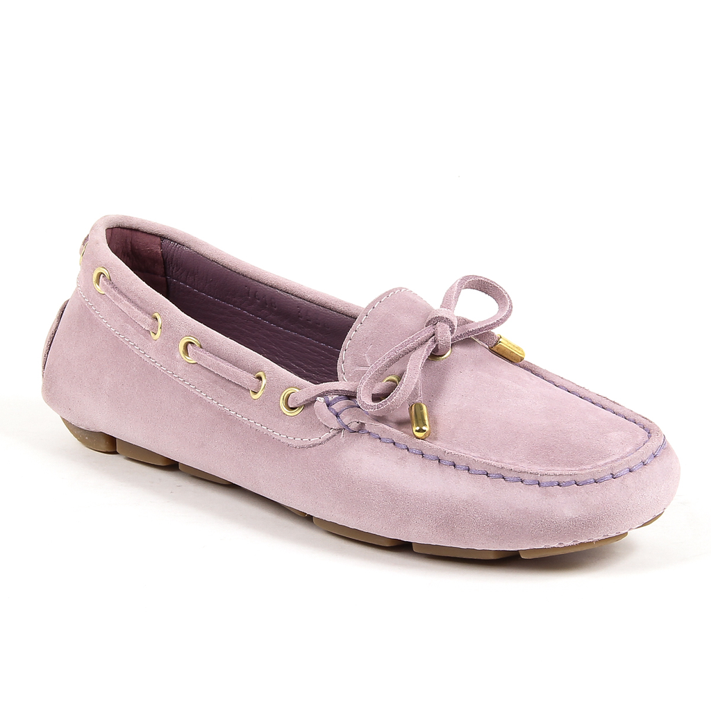 Mocasín para mujer V 1969 Italia color lila CRETA