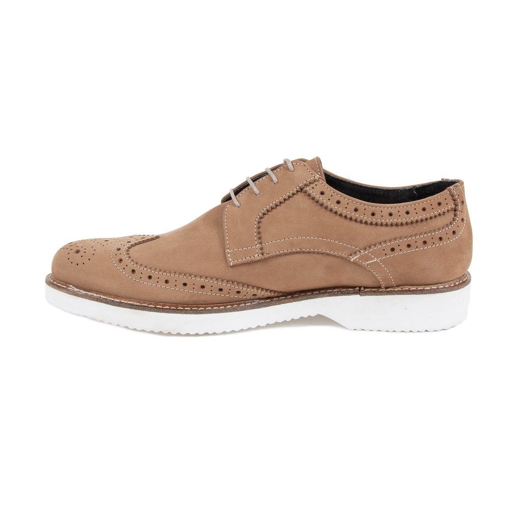 Zapato brogue para hombre V 1969 Italia Marrón HARRY 5141 NABUK VAR 2