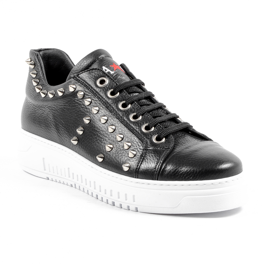 Zapatillas deportivas Andrew Charles para hombre, color negro, talla LIL
