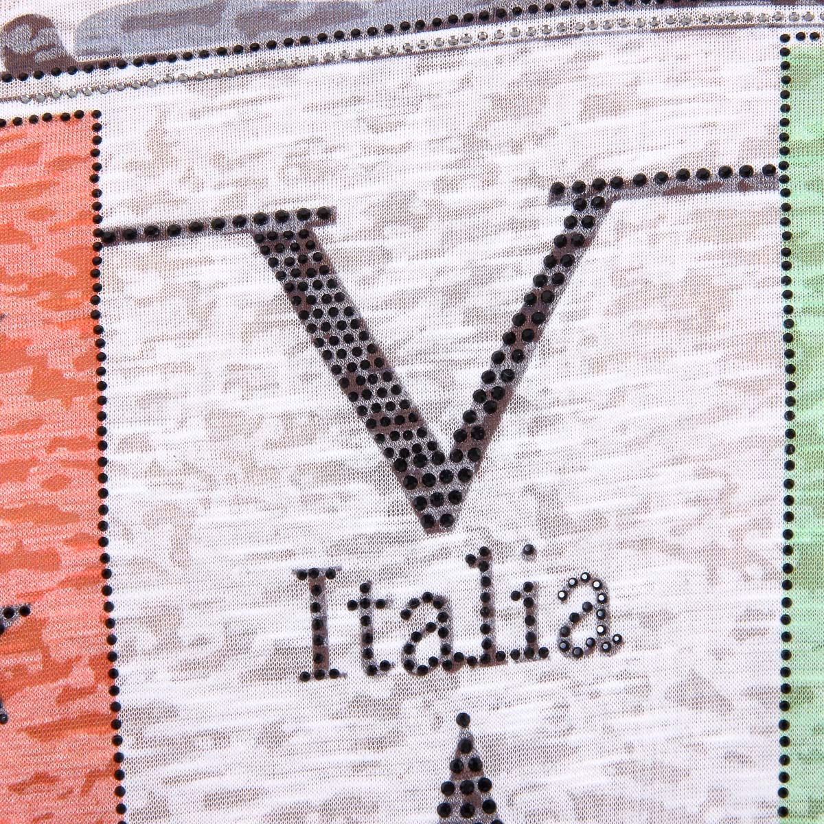 V 1969 Italia Mens T-shirt Short Sleeves Round Neck Multicolor OWEN