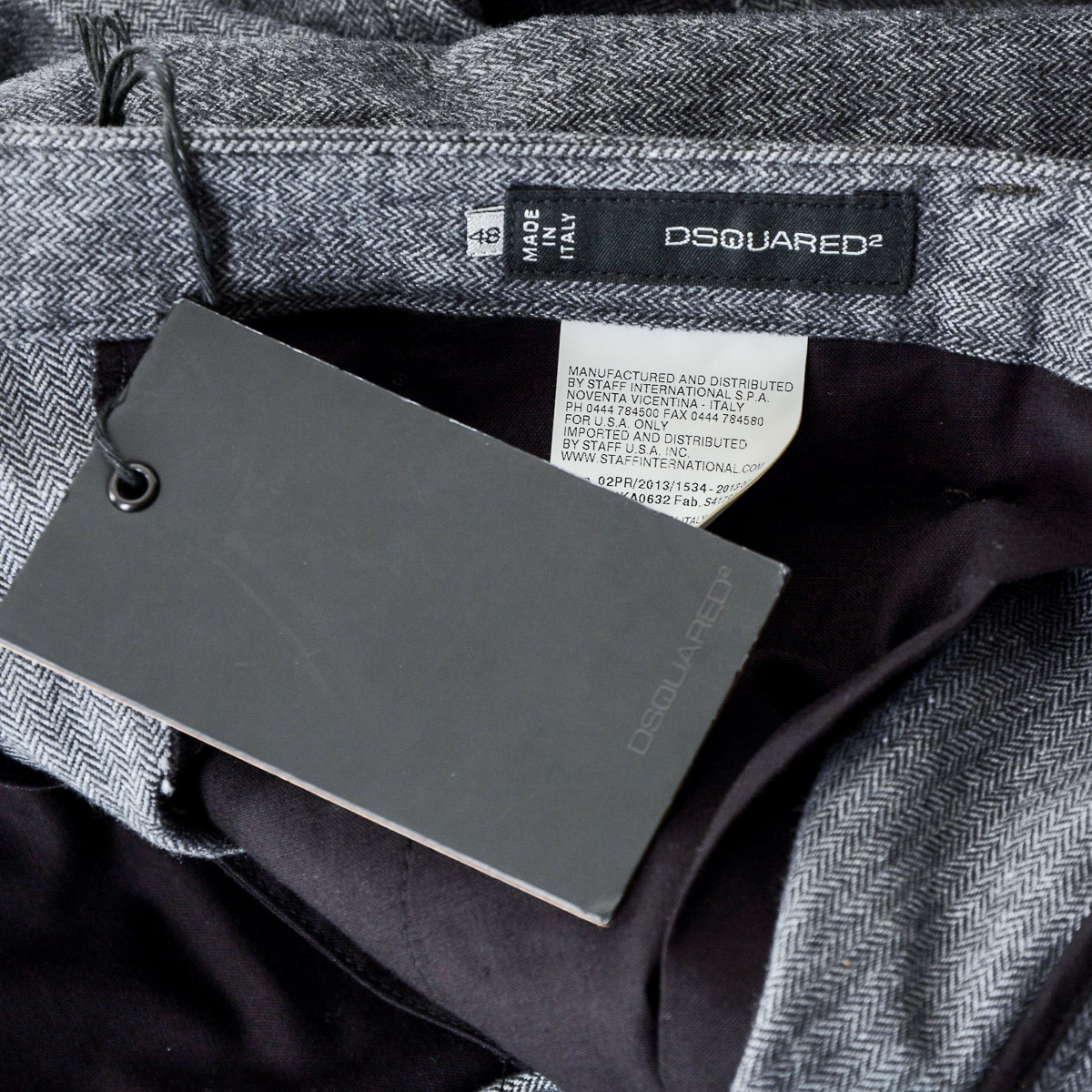 Pantalones grises para hombre de Dsquared2