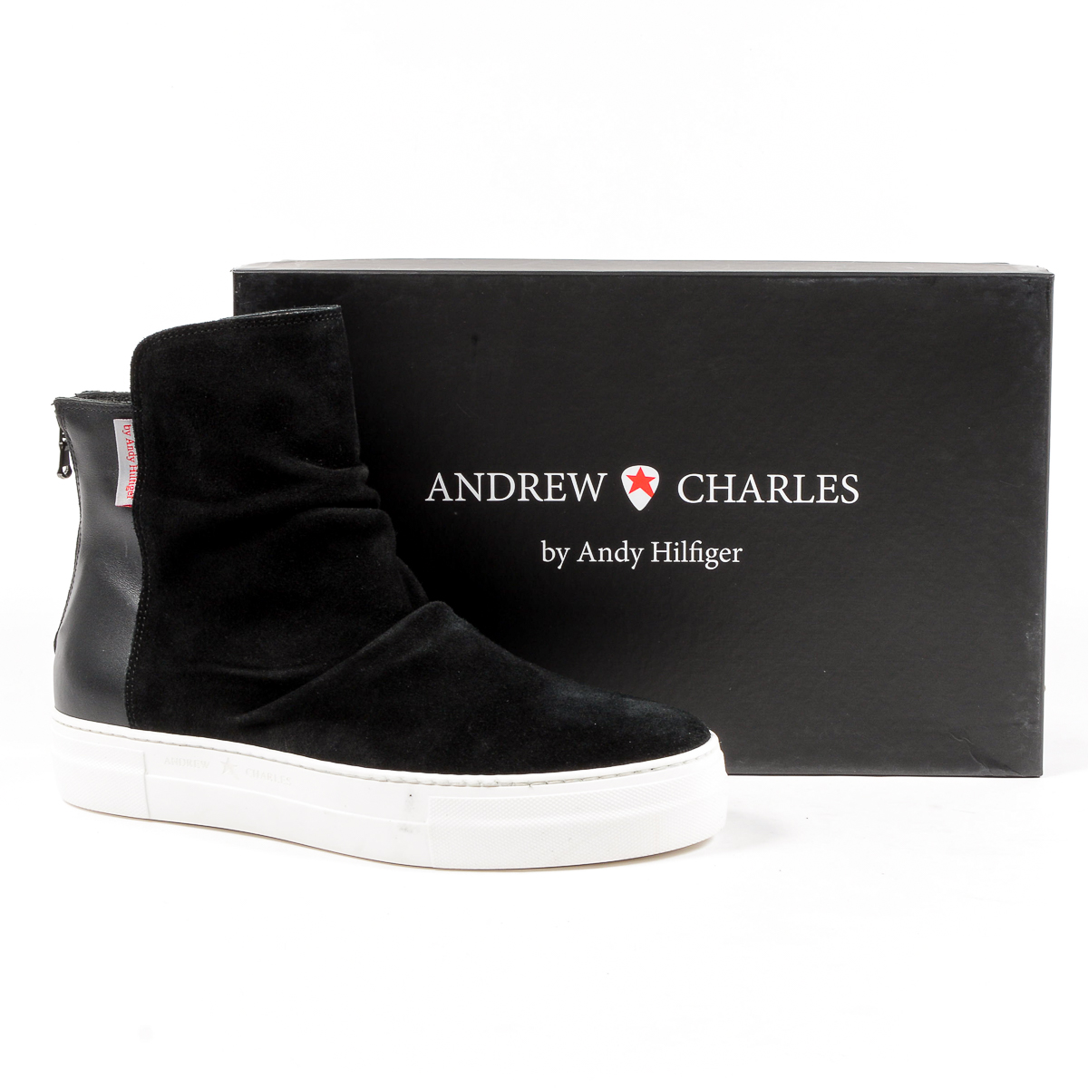 Andrew Charles Mens Ankle Boot Black JON