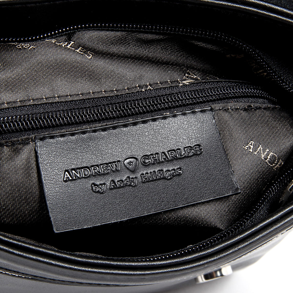 Bolso de mano para hombre Andrew Charles negro CARL