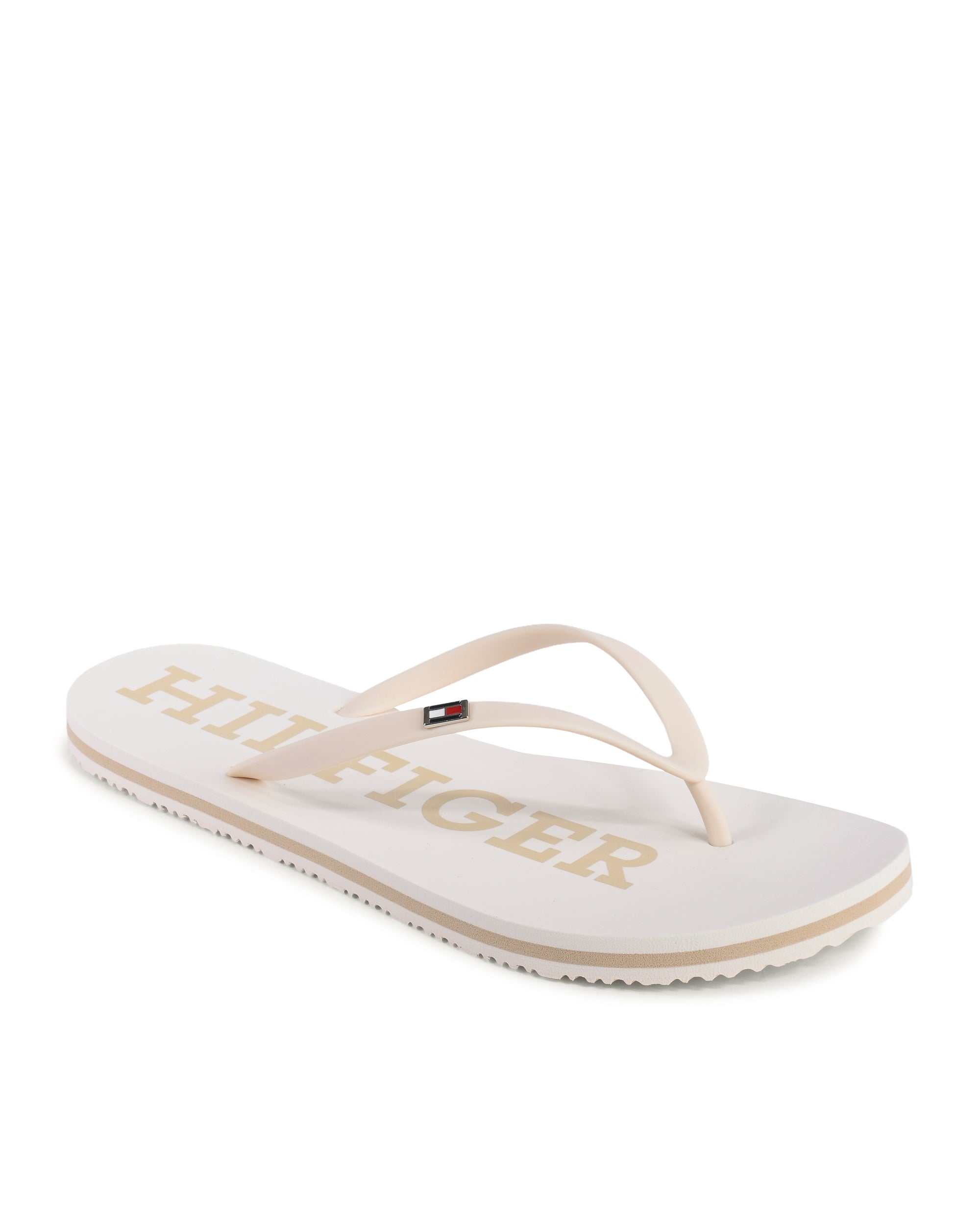 Tommy Hilfiger Womens Flip Flop Beige FW0FW07901AEF