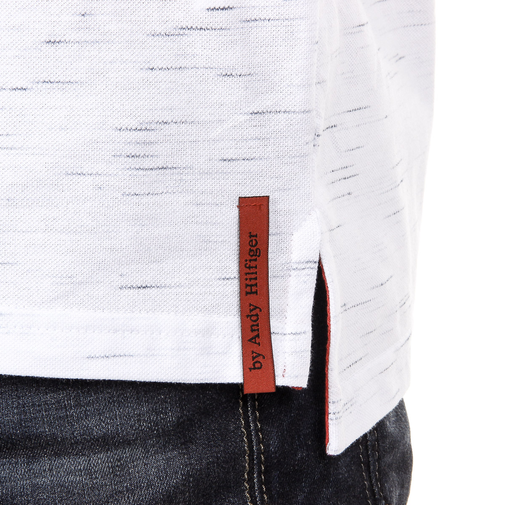 Andrew Charles Mens Polo Short Sleeves White RYAN
