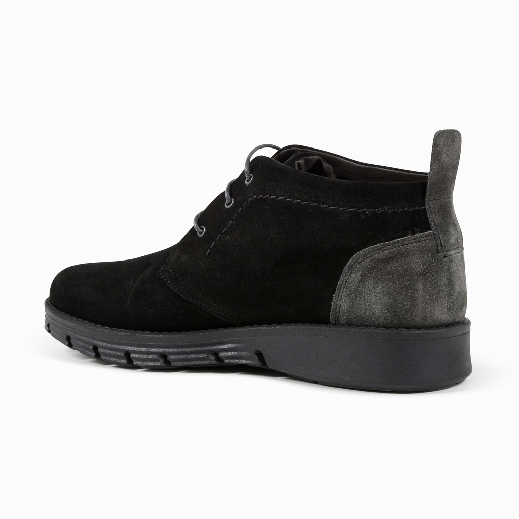 19V69 Italia Botín Hombre Negro Gris 930 CAMOSCIO NERO GRIGIO