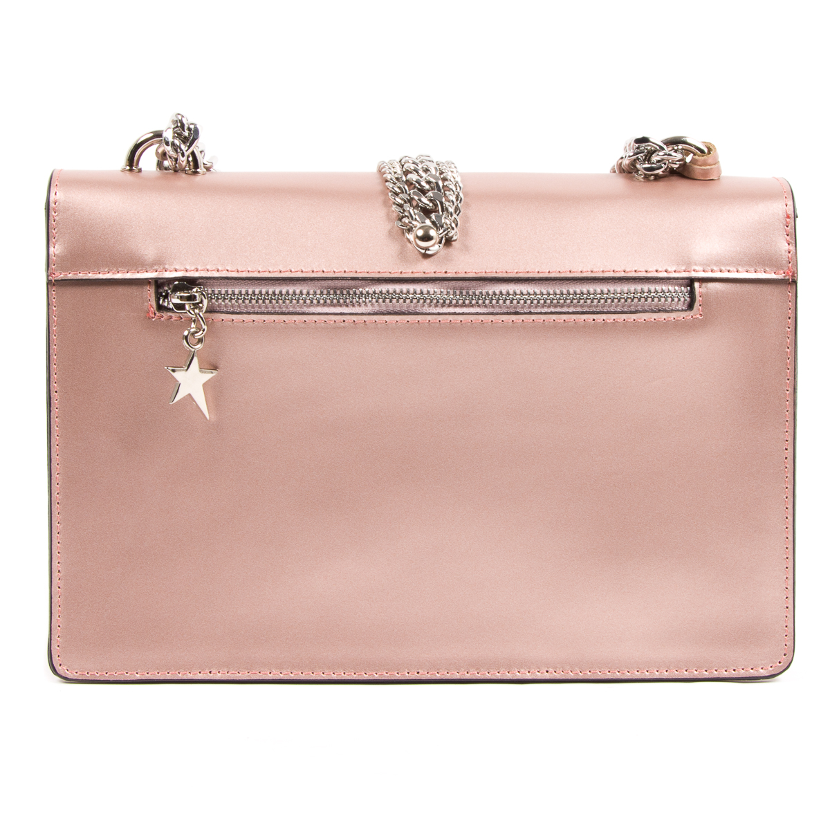Andrew Charles Womens Handbag Pink RING