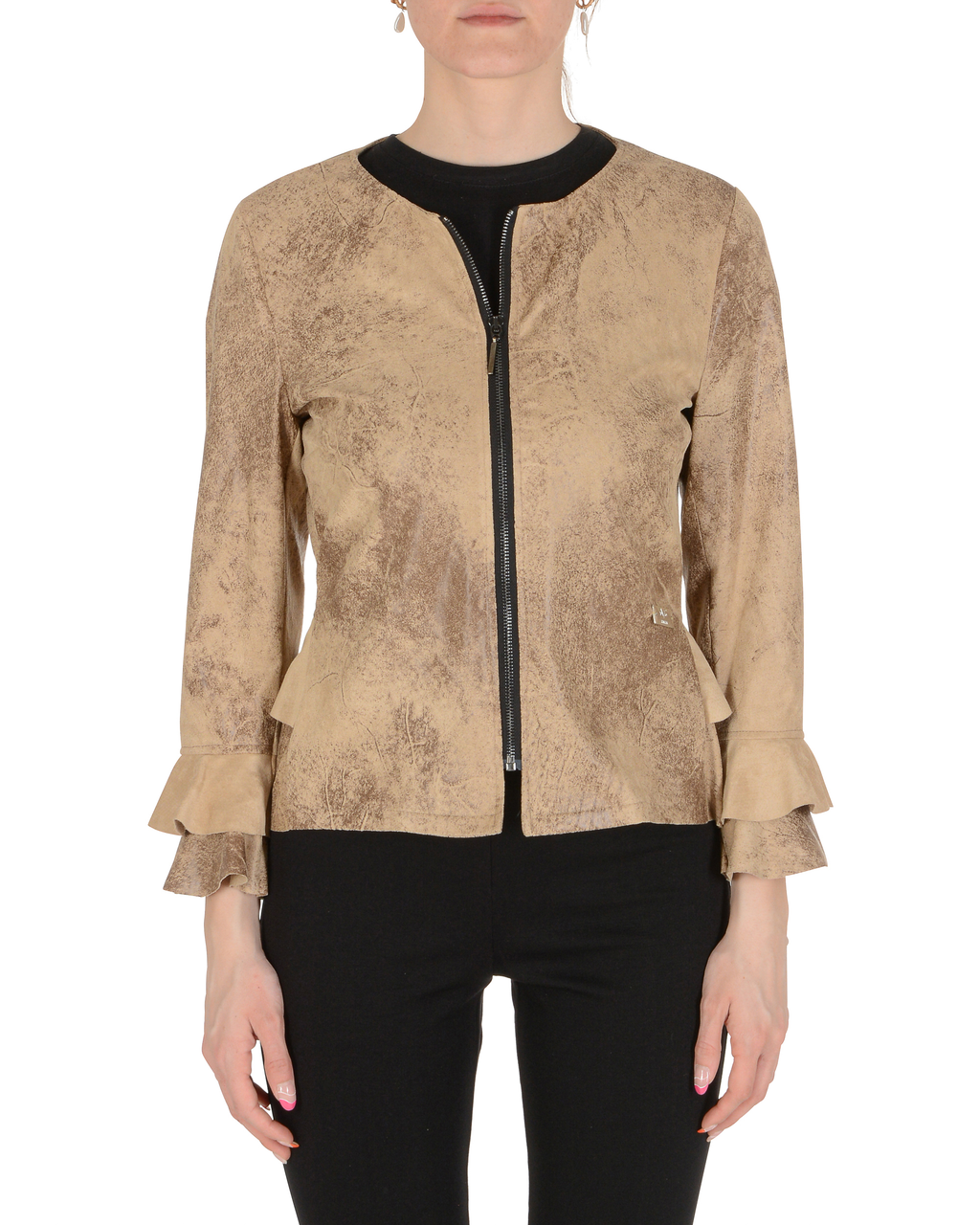 19V69 Italia Chaqueta de mujer Beige FIORE BEIGE