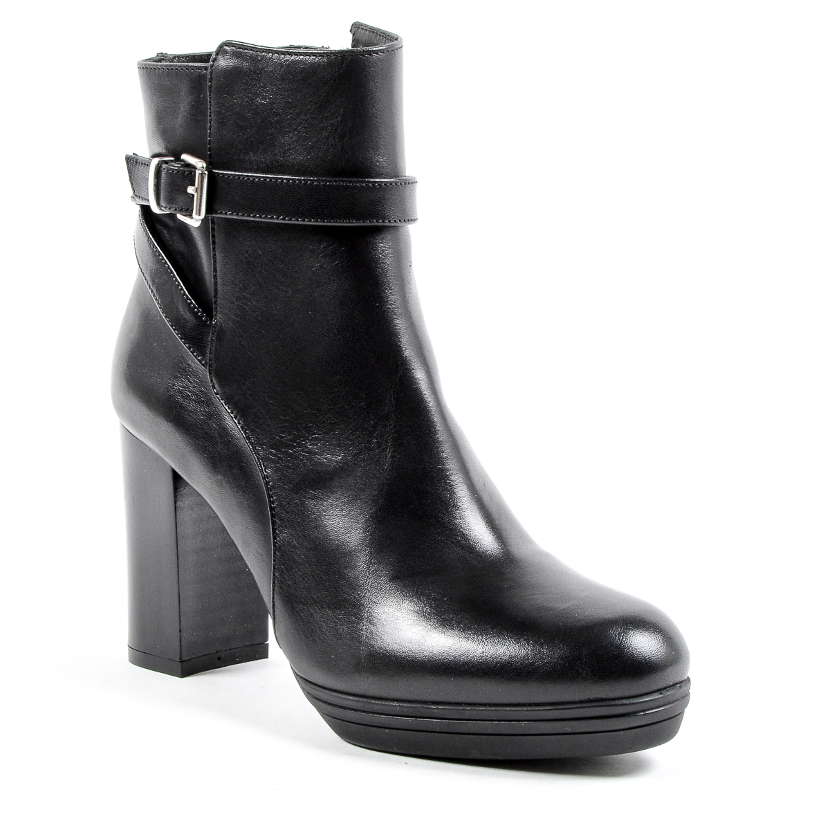 V 1969 Italia - Botines de tacón para mujer, color negro, SAMANTHA