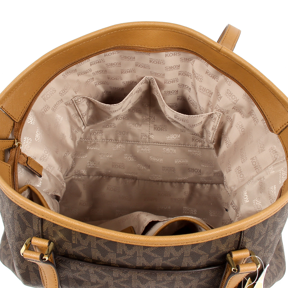 Michael Kors Womens Handbag SADY 35T7GD4T7B BRN ACORN