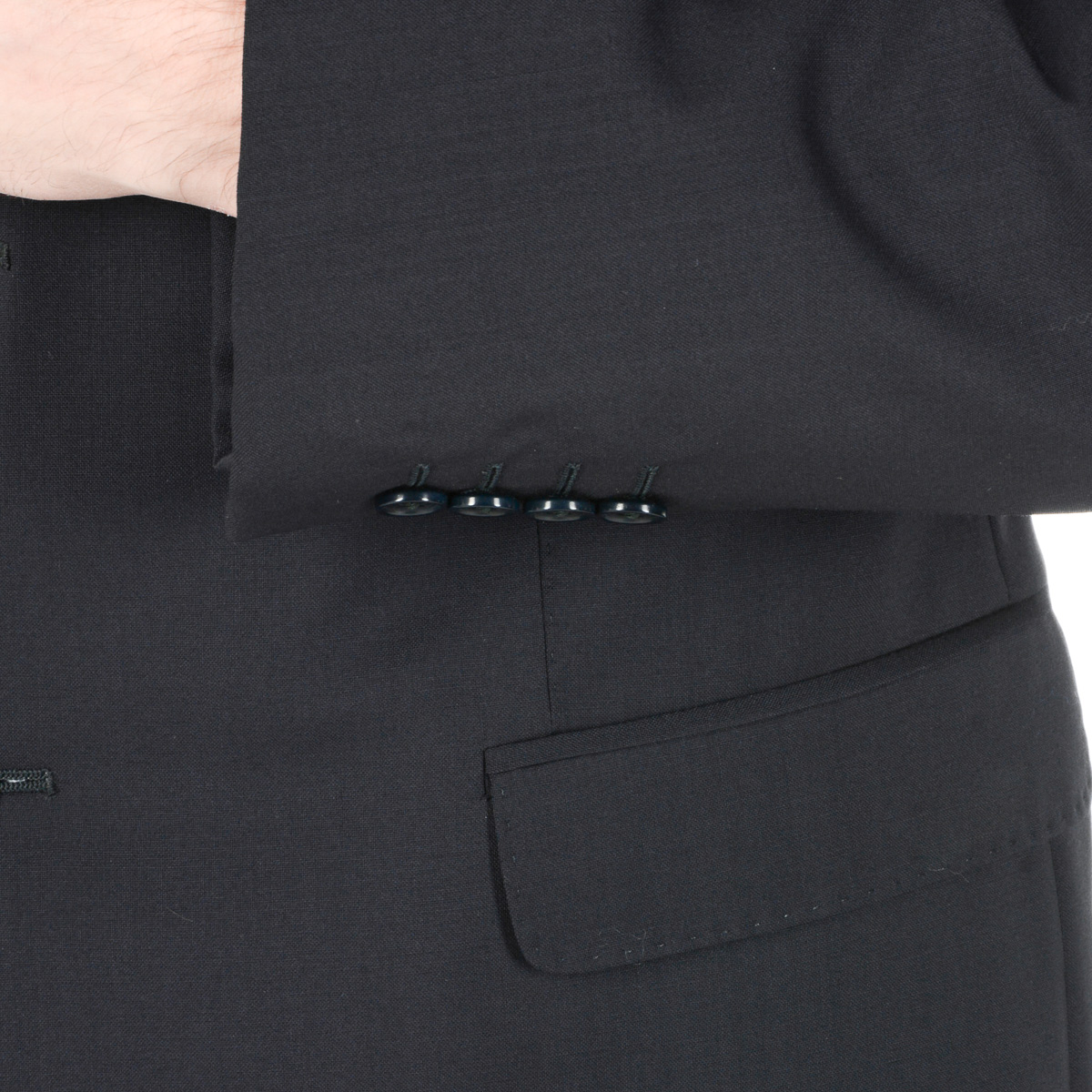 Armani Collezioni Mens Suit Black